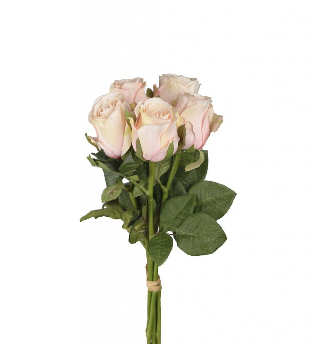 Blombukett med rosa rosor