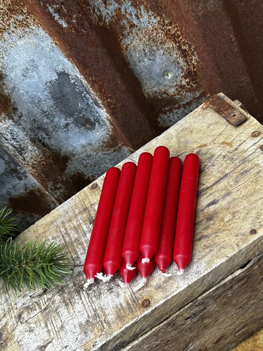 Ljus Riggar Röda ljus / stearinljus Julgransljus till ljusstakar 20-pack