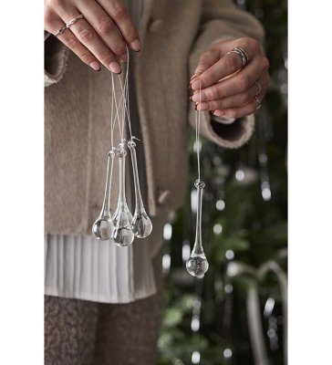 Prisma droppe i glas