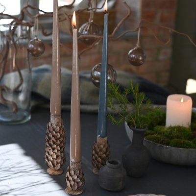 Ljusstake kotte i rost för kronljus