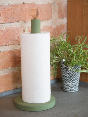 Hållare till hushållspapper grön