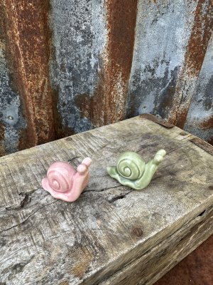 Snigel i porslin att dekorera med