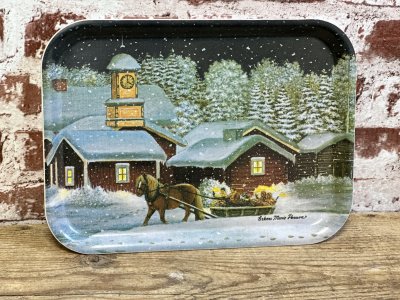 Bricka Julottefärd av Erkers Marie Persson