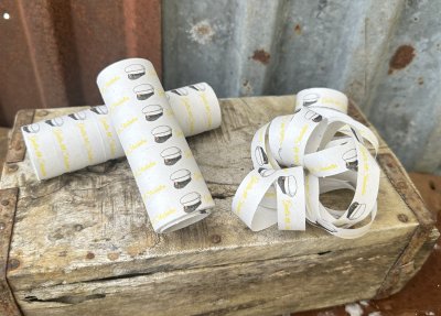 Serpentiner STUDENT med motiv och text 2-pack