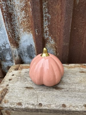 Rosa pumpa i keramik 