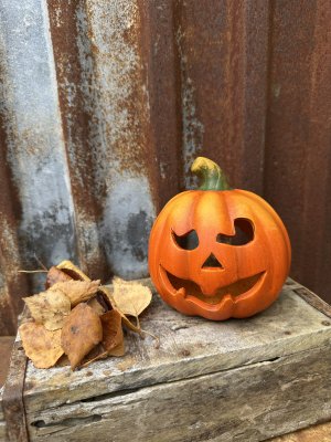Pumpa ljuslykta Halloween 