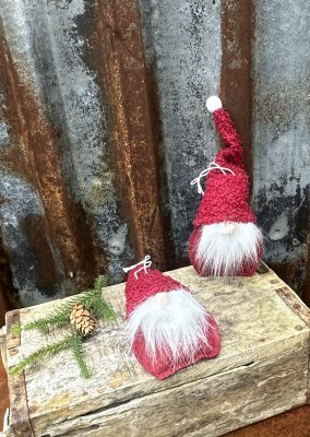 Söt skogs tomte att hänga och dekorer med 