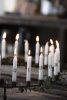 Ljusstake i rost, rund modell som står på fyra fötter med hållare för 24st ljus. Ljusstaken är för mindre ljus så kallade julgra