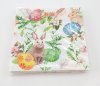 Vackra, söta och glada vår och påsk inspirerade servetter med kaniner, ägg och blommor. 33cm * 33cm 3-lager 20 per paket