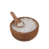 Skål i trä med tillhörande sked. I skålad modell som passar bra till tex salt och peppar. Mäter 7*3cm Säljes utan salt och pe