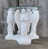 Aromalampa / ljuslykta med änglar. Tre stycken stående bedjande änglar med vackra vingar. Hållare för värmeljuset i mitten och e