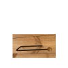 Hållare till hushållspapper i smide med trä knopp. I modell att sätta på väggen, stående eller liggande. Praktisk, lätt och smid