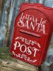 Postlåda Letters to Santa i vacker jul röd nyans och gammeldags modell. En kul vacker inredningsdetalj och roligt inslag till ba