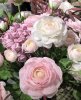 Rosa Agapantus blomma i högre modell. Välarbetad och verklighetstrogen konstgjord blomma med vacker blomma. Mäter 70cm