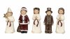 Luciatåg större modell med lucia, tärna, stjärngosse, tomte & pepparkaksgubbe