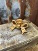 Ljusstake rosett i guld