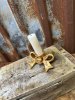 Ljusstake rosett i guld