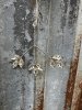 Vacker och elegant mistel i silver med diamant inslag 