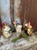 Julgranskulor i glas formade som djur