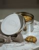 Vacker och elegant burk till kakor i silver 