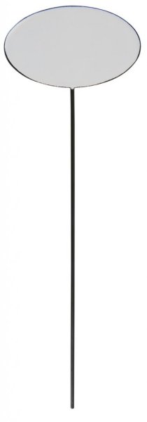 Planterings stick / skylt i metall med vit emalj skylt att skriva på. Passande utomhus som inomhus. Från Ib Laursen Längd: 30c