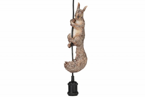 Söt lampa ekorre att sätta i taket som taklampa i fönstret som fönsterlampa tex. Detaljrik och välarbetad modell som passar i he