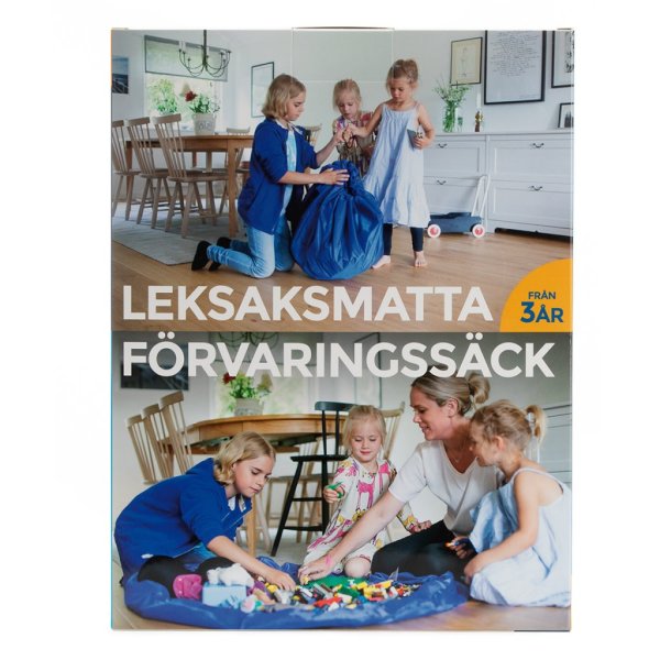 Perfekt och praktisk lekmatta / förvaringssäck. Öppna upp säcken och bred ut den som en massa låt barnen leka på den med alla si