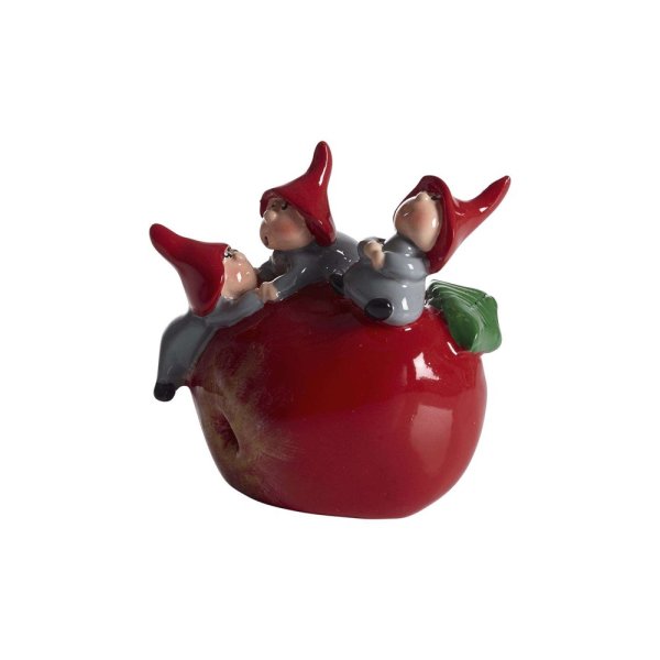Tomtens nissar med jul äpple