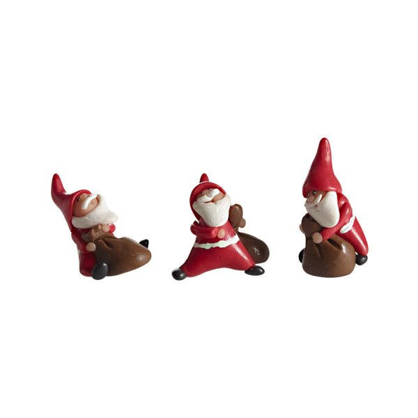 Liten Tomte med julklappssäck