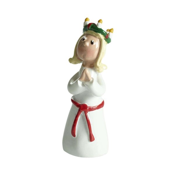 Lucia med ljus i håret Av Camilla Ståhl