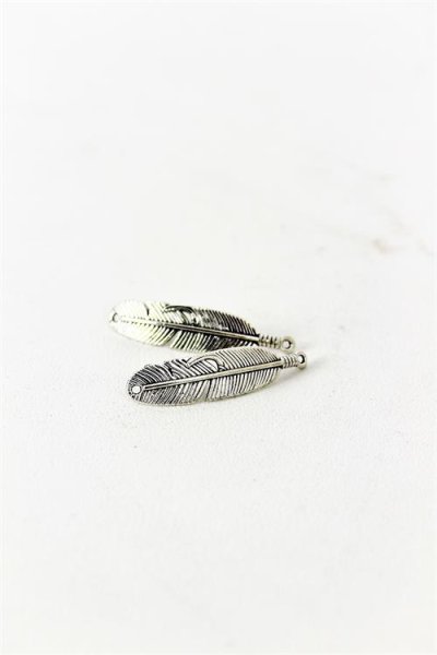 Fjäder i silver att dekorera med