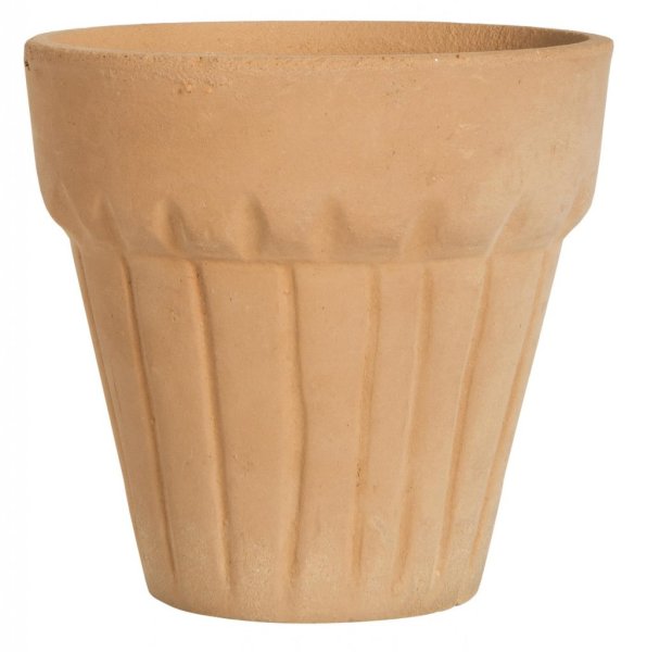 Lerkrukor med vackert mönster. I mindre modell som gör sig lika bra till levande och konstgjorda blommor, som till förvaring och