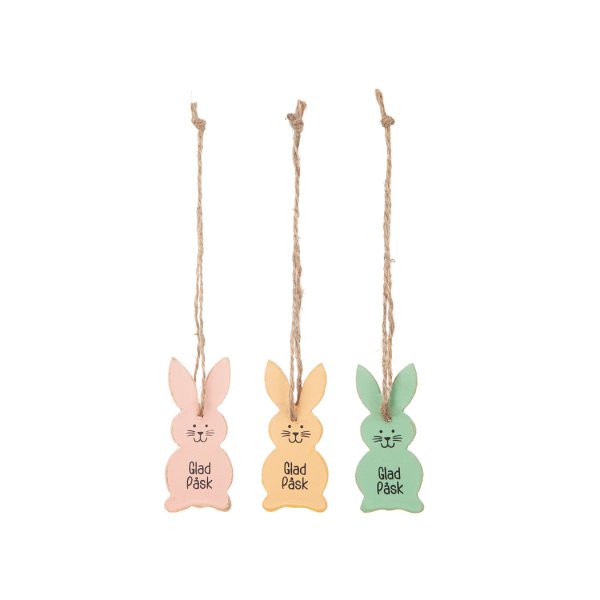 Färgglad kanin Glad Påsk