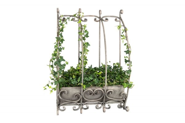 Vacker fransk inspirerad blomlåda i vägg modell. Snirklig med vackra detaljer som är lika vackra att titta på som att låta växte