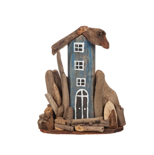 Hus i drivved att dekorera med