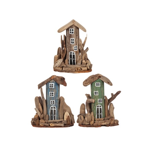 Hus i drivved att dekorera med