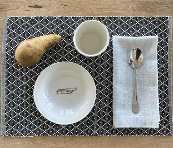 Servett i textil modell Meja i återvunnet material