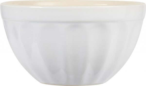 Mynte skål i nyans Pure White. Perfekt i storleken till frukosten, desserten eller plock skålar. Tillverkad i stengods av hög kv