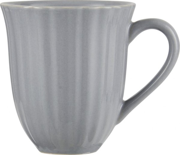 Mynte kopp med öra i nyans French Grey. Tillverkad i stengods av hög kvalité. Se mer info i produkt kategorin ovan. H: 10 Ø: 9,