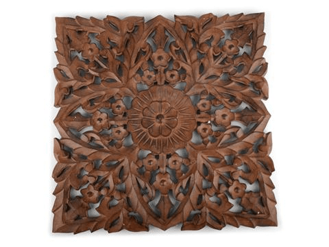 Snidat insynsskydd väggdekor med vackert mönster