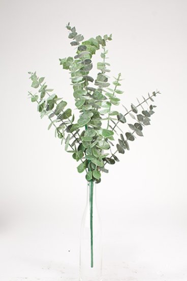 Stor, kraftig och fyllig grön eucalyptus gren/kvist, i verklighetstrogen välarbetad konstgjord modell. Att ha som den är eller a