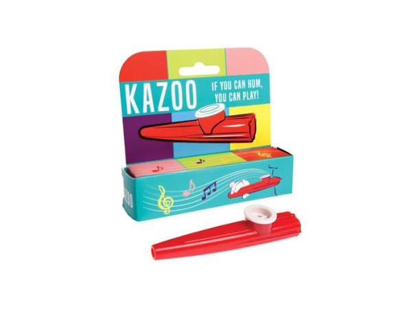 KAZOO IF YOU CAN HUM YOU CAN PLAY! Rolig spel leksak i plast. Klassiskt retro leksak som roar liten som stor. CE märkt rekommen