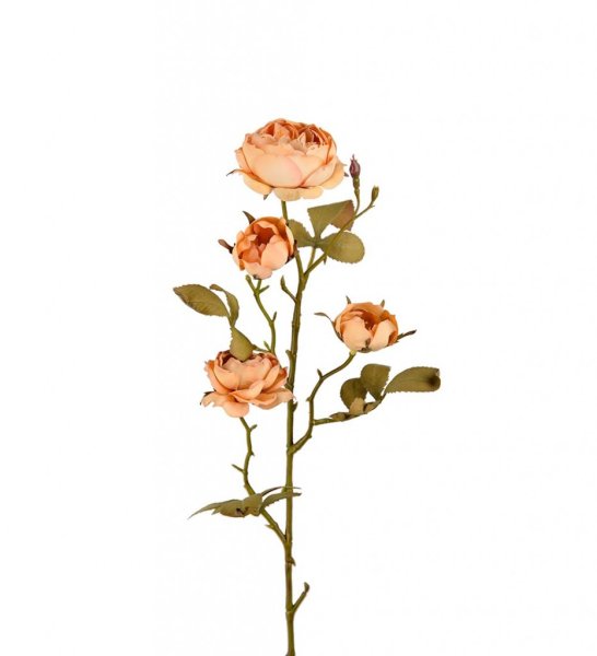 Vacker konstgjord torkad ros med flera blommor i mjuka nyanser. Finns i två modeller -Röd -Beige Stilfull och elegant i välarbet