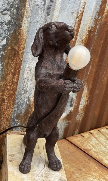 Lampa stående hund Tax
