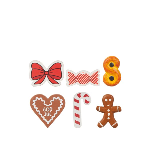 Jul magnet Lussekatt och julens goda