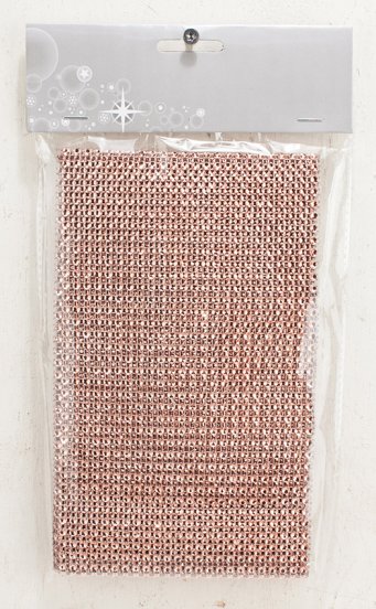 Vackert strass band i koppar, bredare modell med glitter/strass inslag. Vackert och stilfullt att dekorerad med vid en dukning e