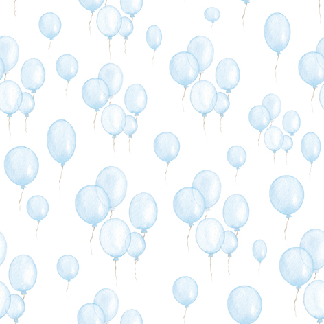 Vackra och glada servetter med ballonger. Finns i två modeller -Rosa -Blå Båda med vit botten. 33cm * 33cm 3-lager 20 per p