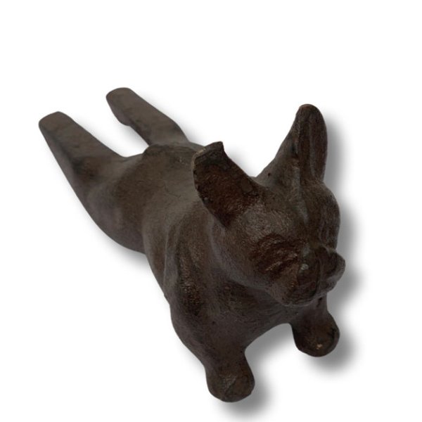 Dörrstopp / Dekoration hund i järn 
