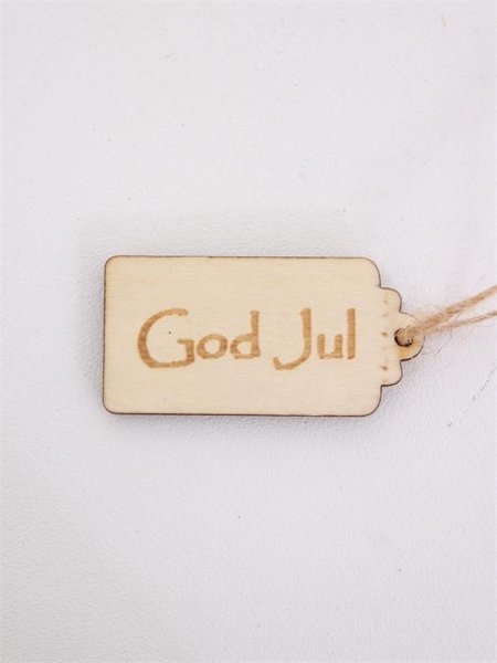 God Jul skylt natur