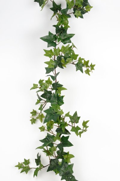 Vacker lång verklighetstrogen girlang av små bladig murgröna. Verklighetstrogen konstgjord girlang att dekorera med. Lätt formad